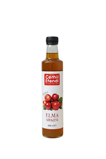Elma Sirkesi Cam Şişe