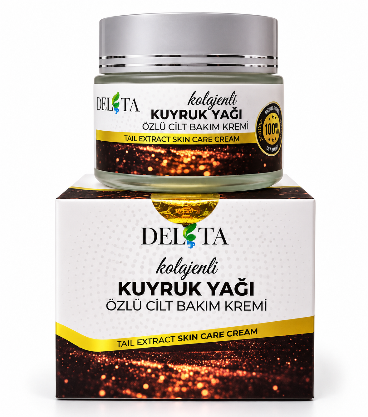 Delta Kolajenli Kuyruk Yağı Özlü Cilt Bakım Kremi 100Ml